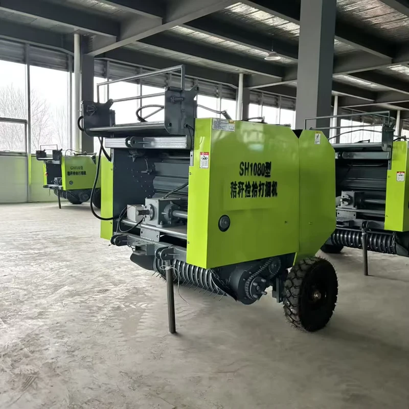 Round Silage Baler and Wrapper Combo Corn Stalk Hay Roll Baler for Harvesting
