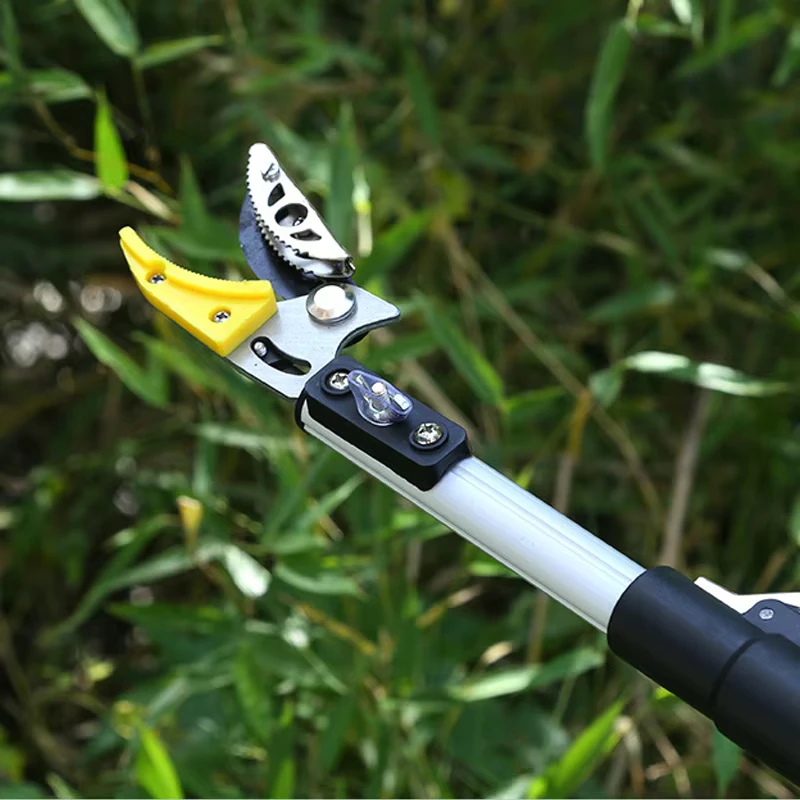 SK5 Steel Adjustable Handle Tree Pruner Telescopic Long Reach Pruner Scissors Fruit Pick Shear