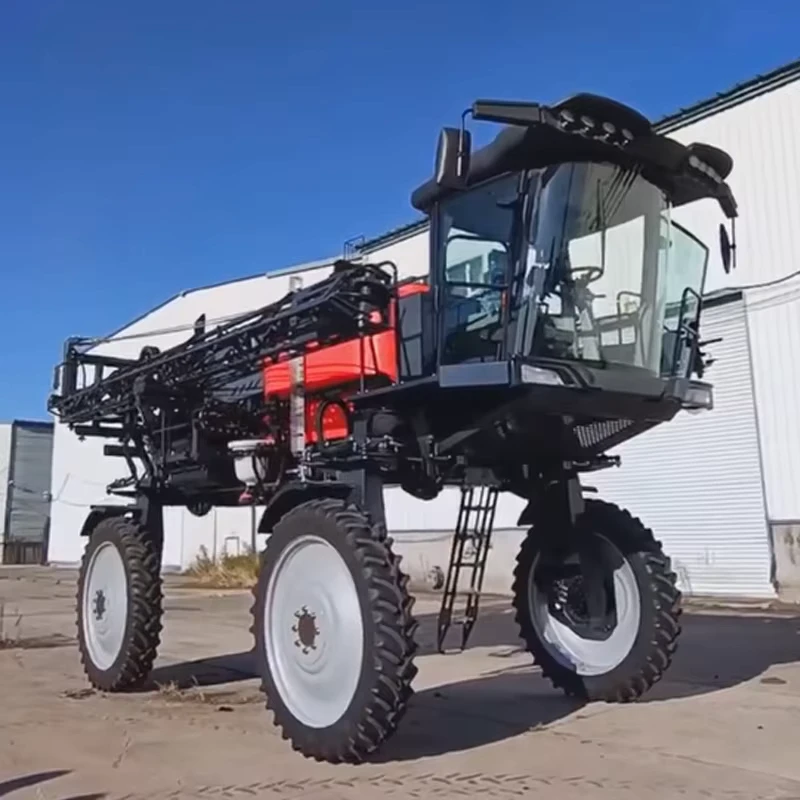 Self-Propelled Agricultural Tractor Boom Sprayer for Farm Home Use with Pump Engine Motor Gear Gearbox