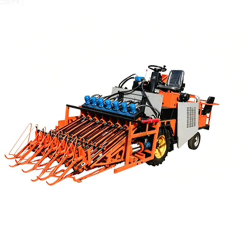 Self Propelled Garlic Onion Harvester Machine Six Rows Hydraulic Garlic Digging Picking Machine for Farm Agriculture Harvesting
