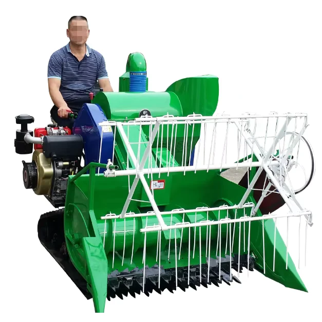 Small Harvester Wheat Rice Combine Harvester Fully Automated Small Combine Harvester