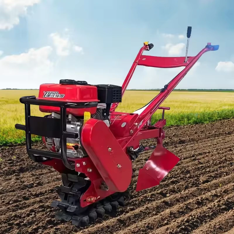 Small Power Rotary Land Cultivating Micro Tiller Cultivator Micro Tillage Machine Agricultural Mini Plough Cultivation Machines