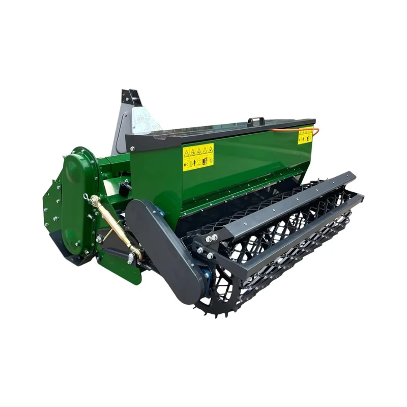 Sowing Machine Stone Burier with Seeder Garden Rotary Hoe Tiller for Tractor CAT1