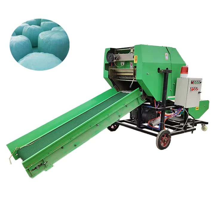 Straw Baler Picker Stacker Machines Electric Mini Hay Baler Round Baler Silage Machine