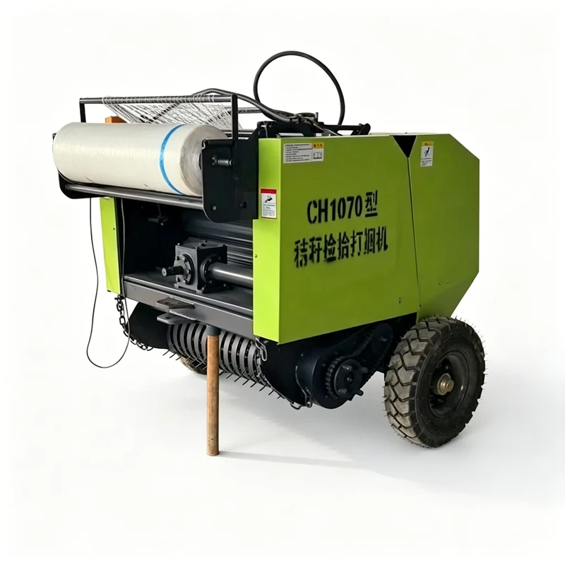 Factory Direct Straw Pickup Baler Tractor Driven Round Hay Baler For Wheat Rice Corn Straw Recycling