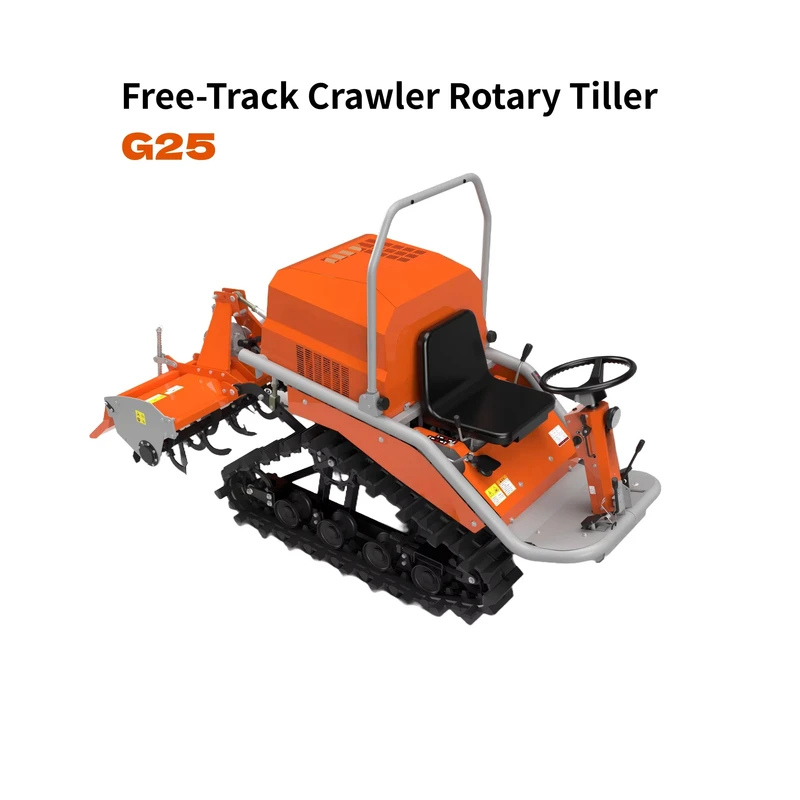 Track-type Micro-tiller Quick-change Agricultural Implements High Productivity Farm Equipment
