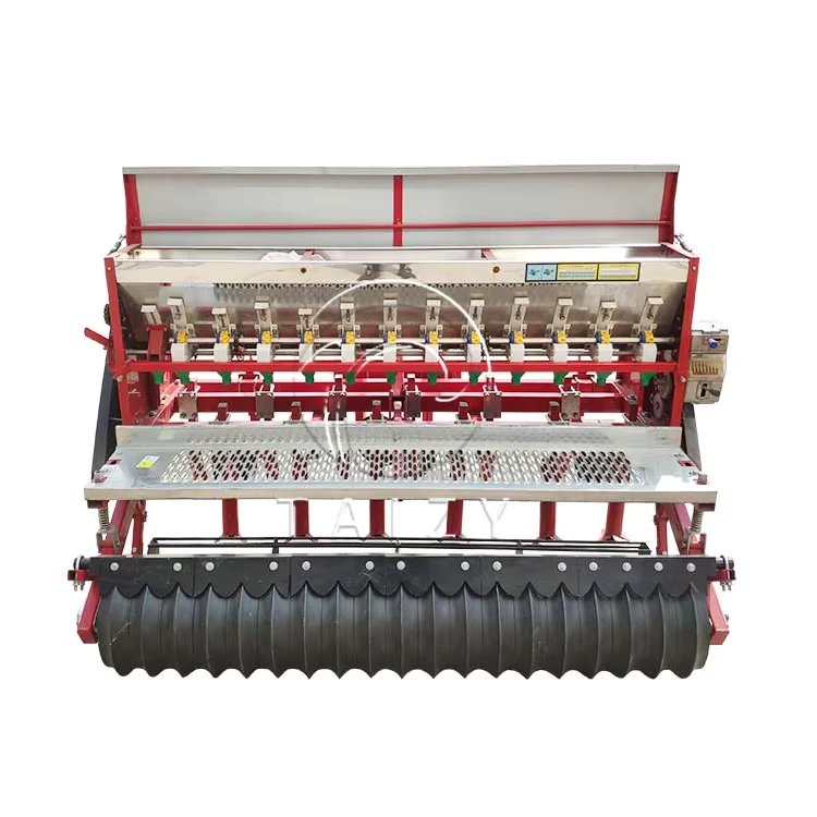 Tractor Mounted High Productivity Gear Farm Seed Planter 20 Rows Wheat Dry Rice Alfalfa Grass Fertilizer Seeder