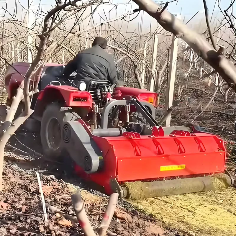 Tractor PTO Driven Branch Chipper Brush Shredder Farm Orchard Timber Mulcher Pruned Wood Crushing Return Field Machine