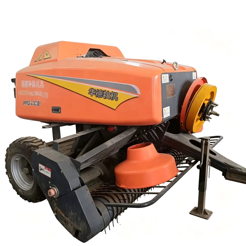 Used 9YFQ 2.2C Mini Square Hay Baler With Gearbox Agricultural Straw Baler Machine For Farm