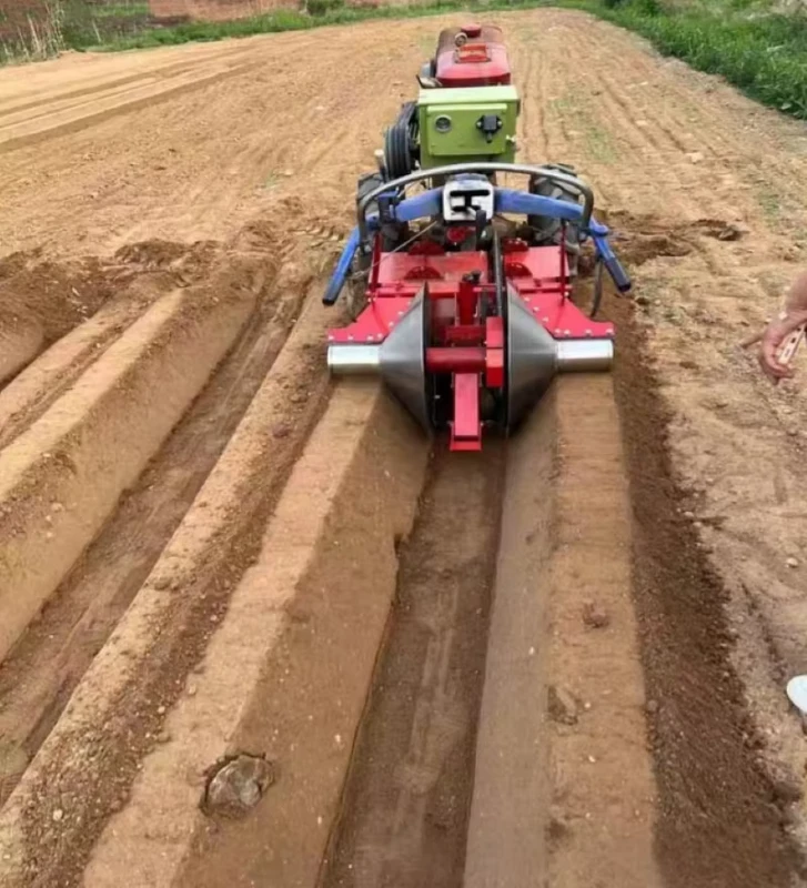 Vegetable Greenhouse Ridging and Mulching Integrated Machine Rotary Tillage and Fertilization Integrated Machine