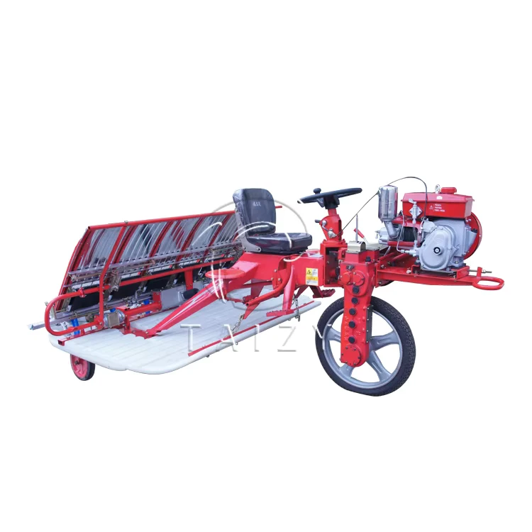 Walking Behind Hand Push Paddy 4 Rows 6 Rows Rice Planting Seeder Seedling Planter Sowing Machine Paddy Rice Transplanter