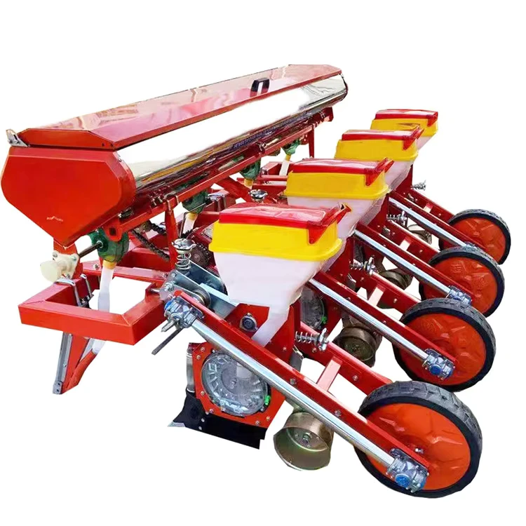 Walking Tractor Corn Seeder Maize Seeder Small Precision Planter Hand Single Row Corn Planter